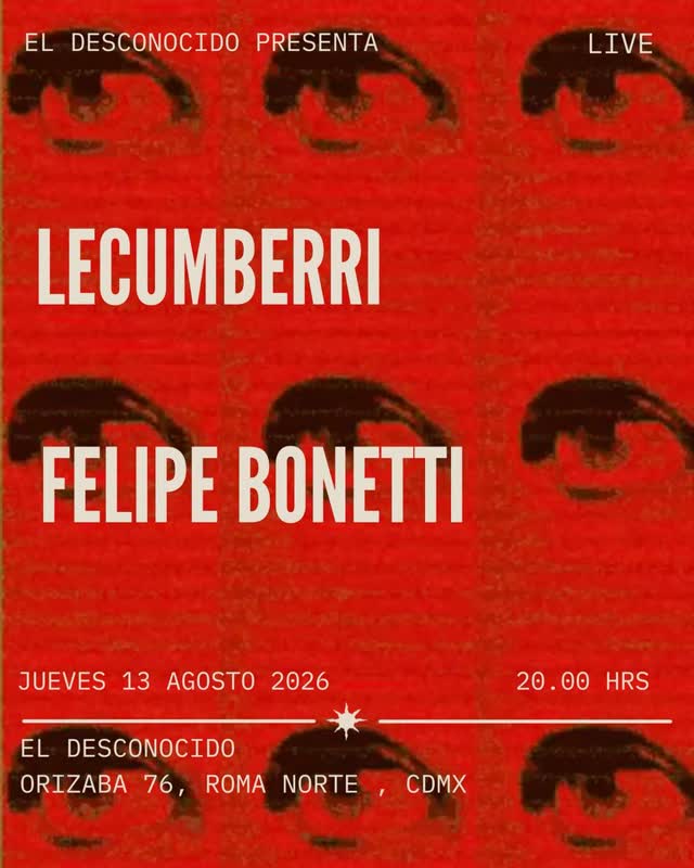 Lecumberri Band y Felipe Aguilar Bonetti en vivo en El Desconocido