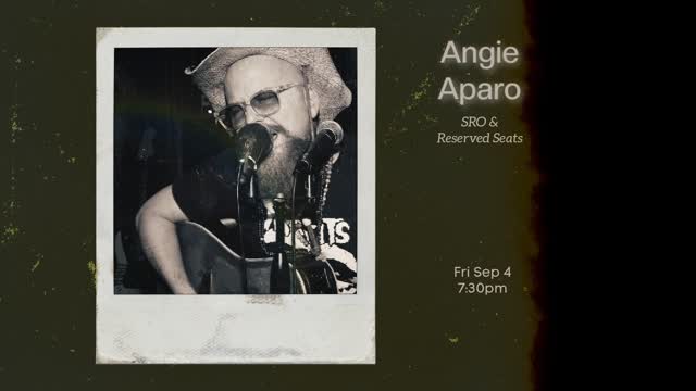 Welcome back the one and only Angie Aparo
