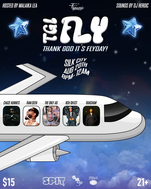 TGIF FLY THANK GOD IT'S FLYDAY!