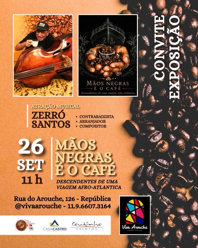 Vernissage da exposição “Mãos Negras é o Café – Descendentes de uma Viagem Afro-Atlântica”
