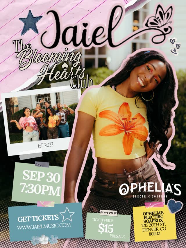 The Blooming Hearts Club Live at Ophelia’s