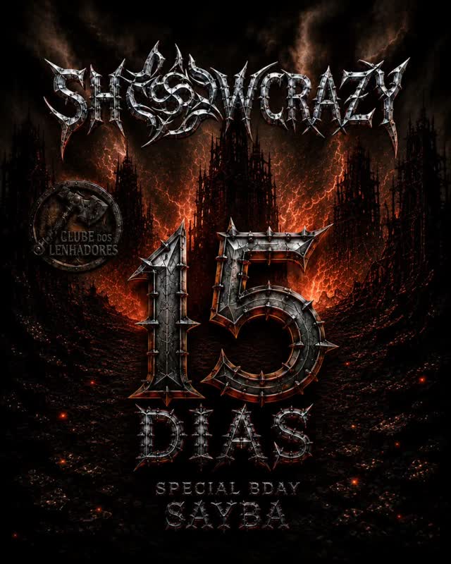 SHOWCRAZY Edição Especial de Aniversário @saybamusic