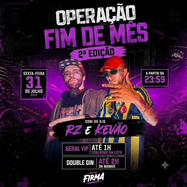 OPERAÇÃO FIM DE MÊS!
