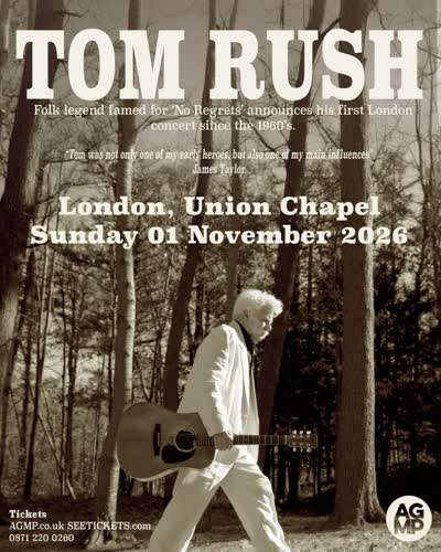 AGMP Concerts proudly presents TOM RUSH