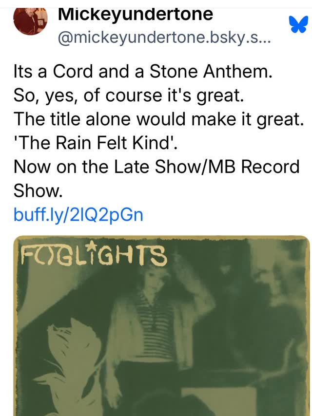 Foglights with The Catenary Wires