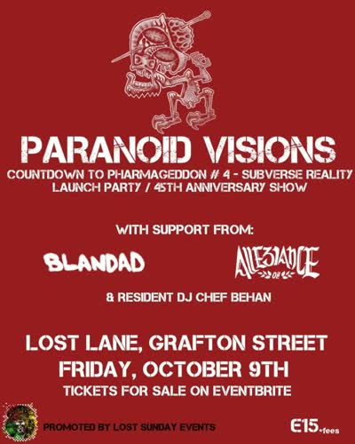 Paranoid Visions Album Launch