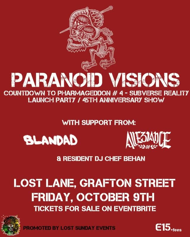 Paranoid Visions Album Launch