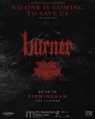 NO ONE IS COMING TO SAVE US UK TOUR 2026