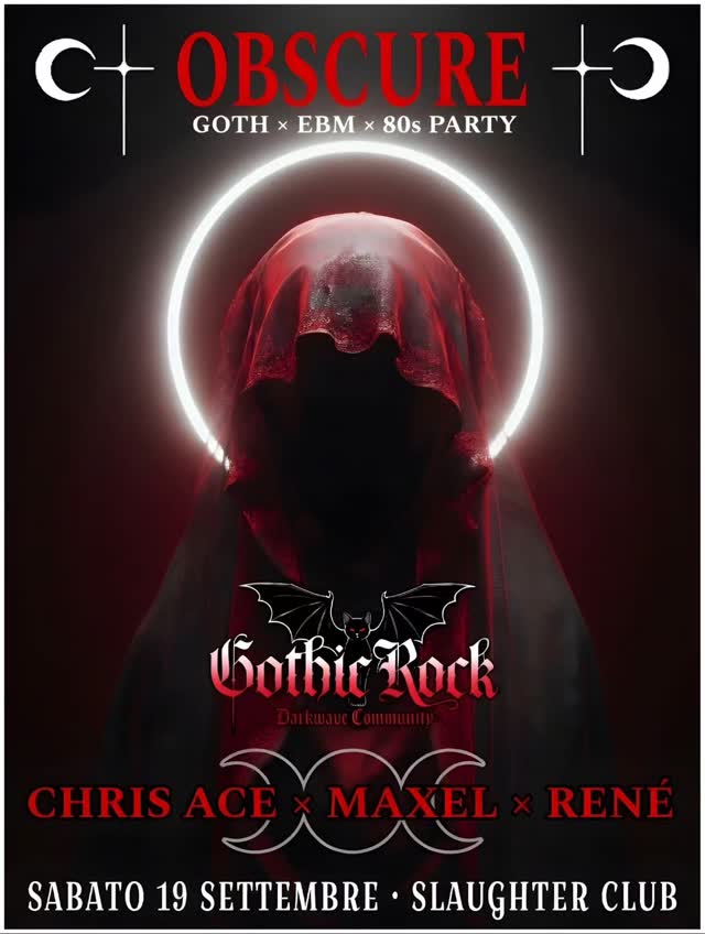 OBSCURE Goth × Ebm × 80s Party