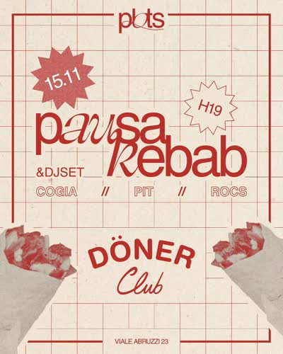 PAUSA kebab, dj set e birrette