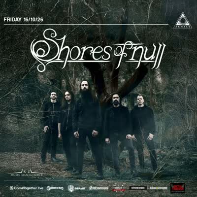 Black Temple presents: Shores Of Null (IT) - LIVE at Black Temple