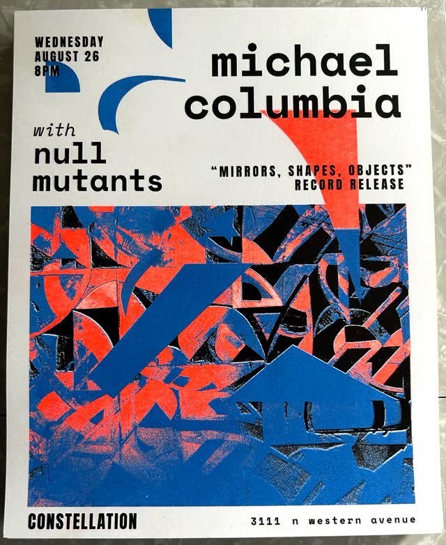 Mirrors, Shapes, Objects record release show
