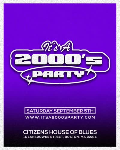 It's a 2000's Party