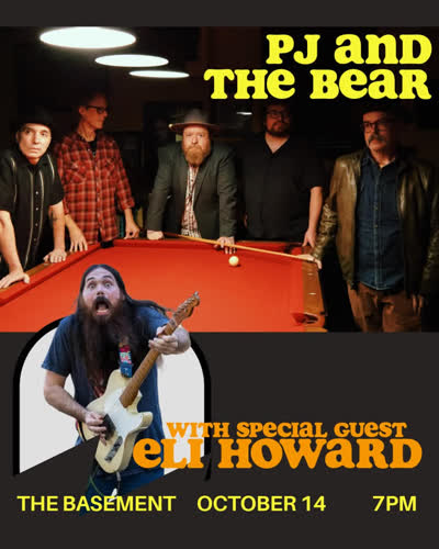 PJ & The Bear takes the stage with special guest Eli Howard