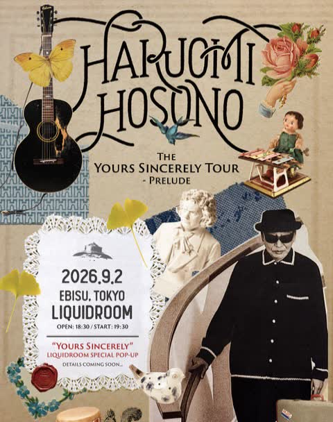 Haruomi Hosono The Yours Sincerely Tour - Prelude