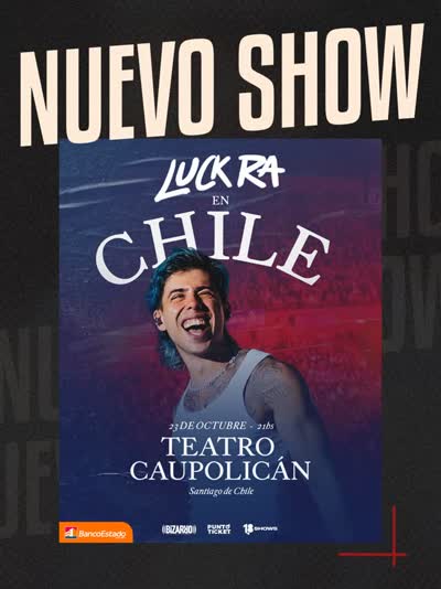 Luck Ra confirma show en Chile