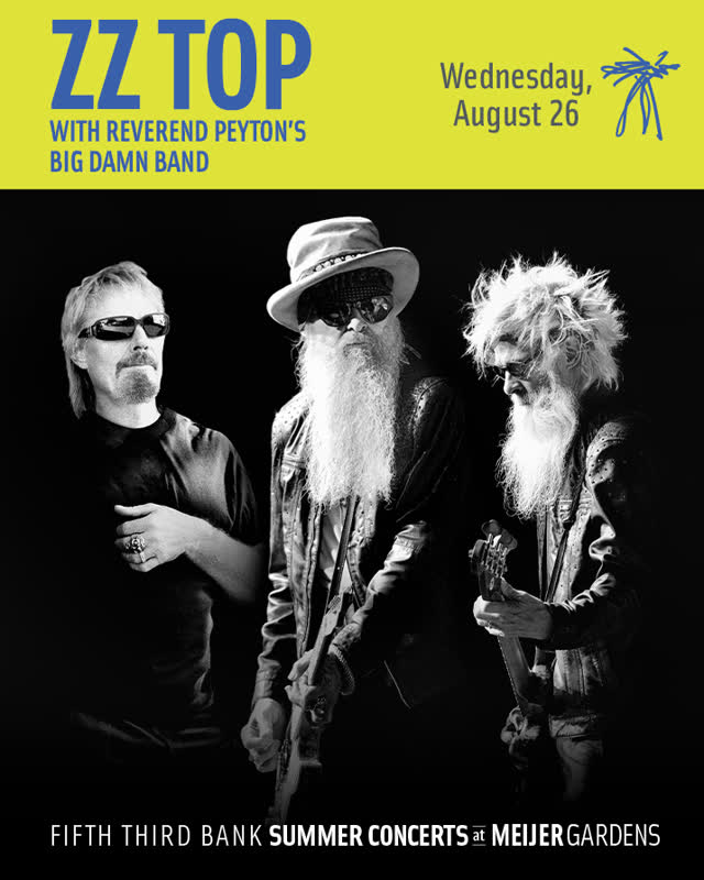 ZZ Top at Meijer Gardens