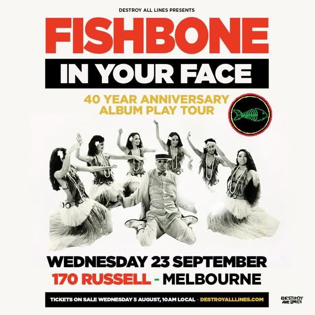 Fishbone: 40th anniversary of their groundbreaking debut album “In Your Face”