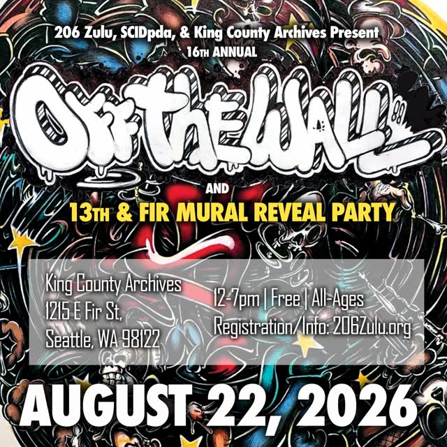 16th Annual Off The Wall + 13th & Fir Mural Reveal Party
