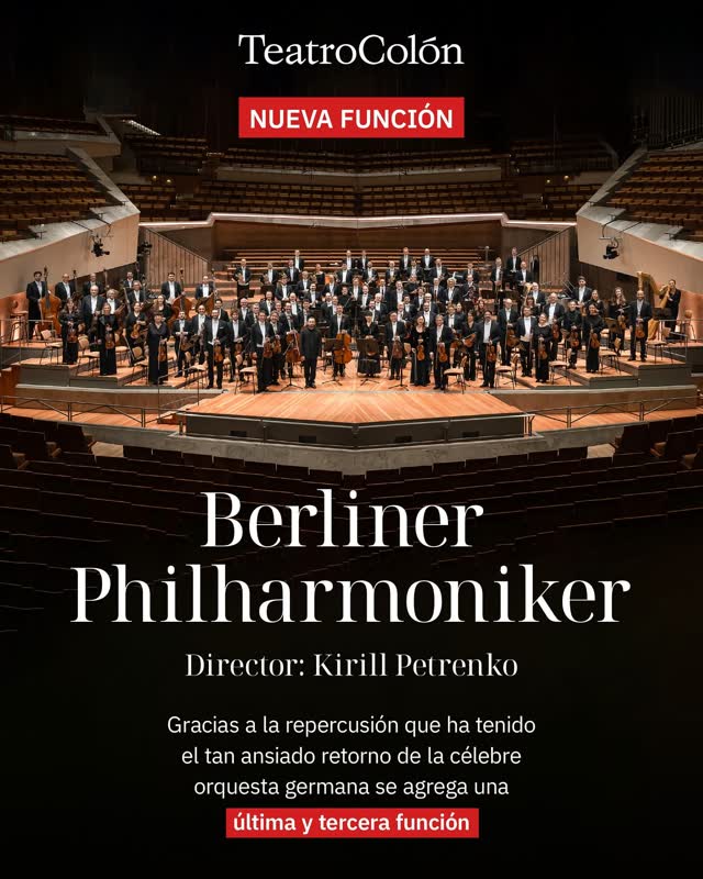 BERLINER PHILHARMONIKER EN EL TEATRO COLÓN