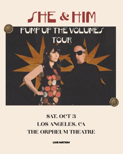 She & Him come to The Orpheum Theatre