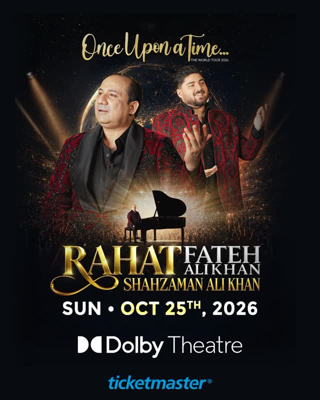 Rahat Fateh Ali Khan live at Dolby Theatre