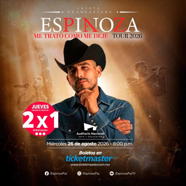 ESPINOZA - ME TRATÓ COMO ME DEJÉ - TOUR 2026