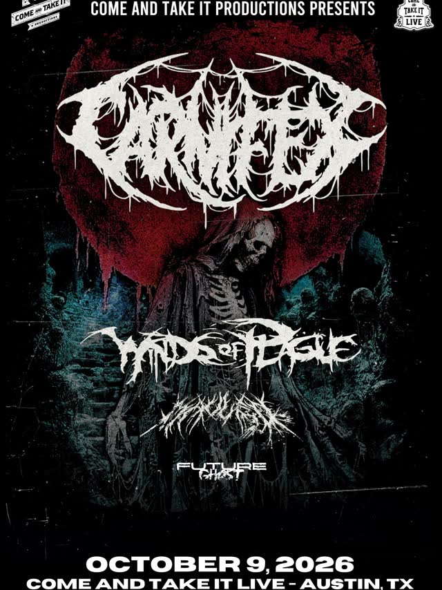 Carnifex, Winds of Plague, Mauled and Future Ghost