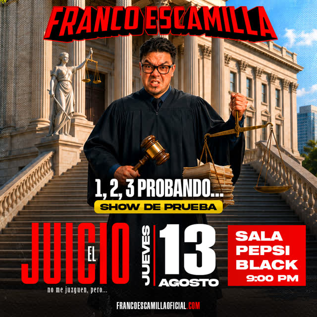 Franco Escamilla conquistará nuestra #SalaPepsiBlack con un nuevo show