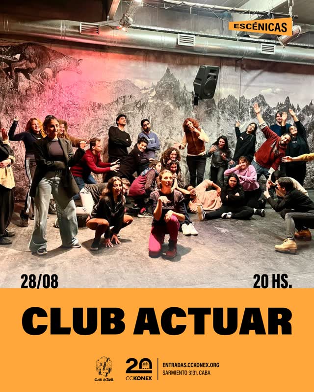 Club actuar en el Konex