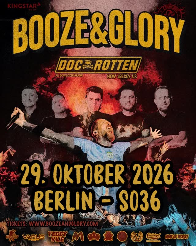 BOOZE & GLORY // Special Guest: DOC ROTTEN