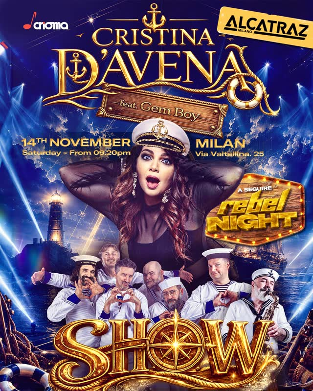 Cristina D'Avena & Gem Boy Live + Rebel Night