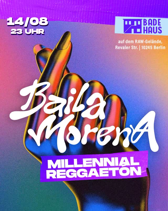 BAILA MORENA IS BACK AT BADEHAUS