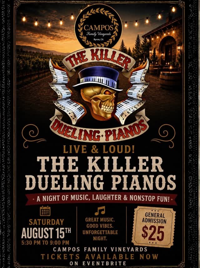 THE KILLER DUELING PIANOS LIVE & LOUD!