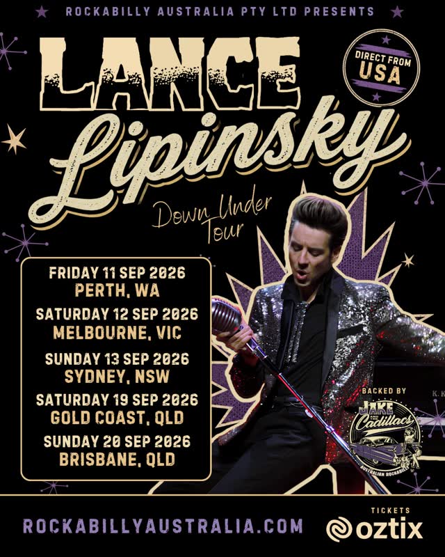 LANCE LIPINSKY - DOWN UNDER TOUR 2026