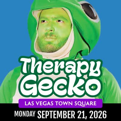 Therapy Gecko headlines Wiseguys Comedy Vegas