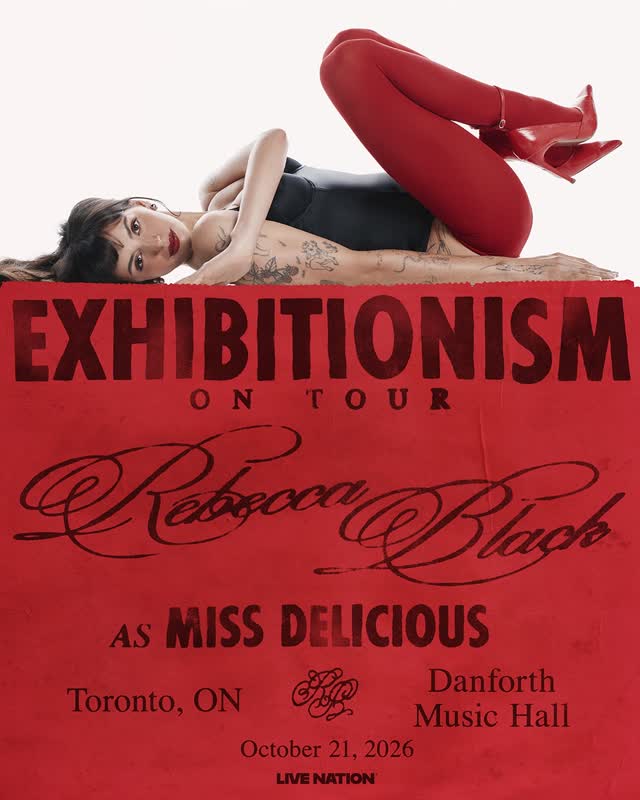 Rebecca Black’s world of fearless pop, infectious hooks, and nonstop energy at the Danforth Music Hall