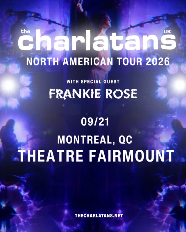 The Charlatans with support from Frankie Rose