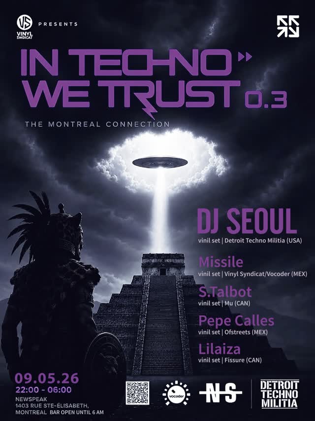 IN TECHNO WE TRUST 0.3 – THE MONTREAL CONNECTION