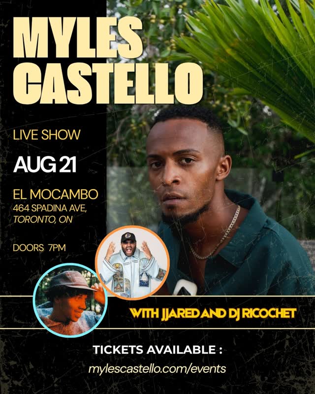 MYLES CASTELLO LIVE SHOW