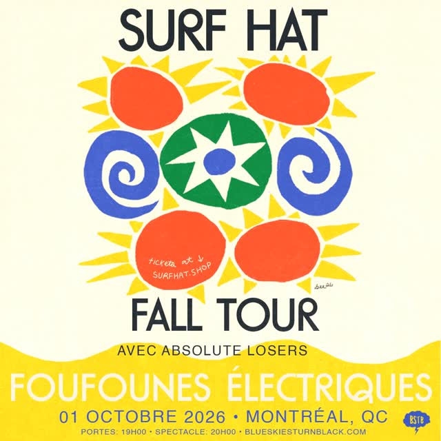Surf Hat with Absolute Losers