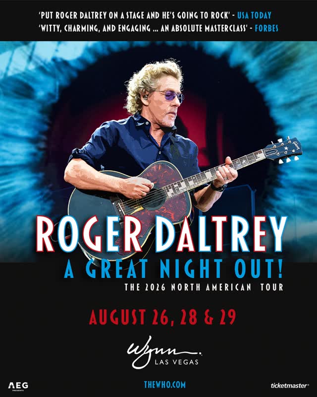 Roger Daltrey hitting the road