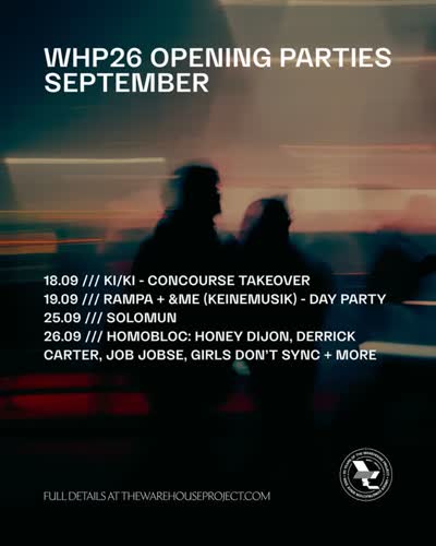WHP26 OPENING PARTIES SEPTEMBER