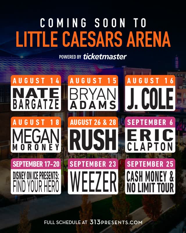 COMING SOON TO LITTLE CAESARS ARENA