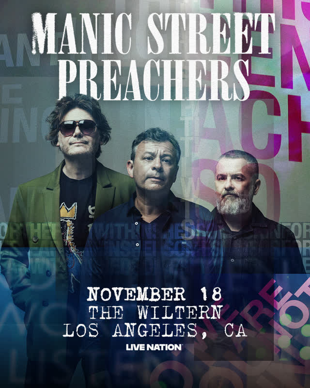 Manic Street Preachers is coming to The Wiltern