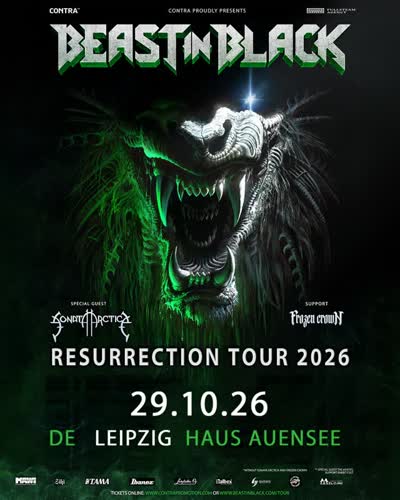 BEAST IN BLACK – RESURRECTION TOUR 2026 IM HAUS AUENSEE