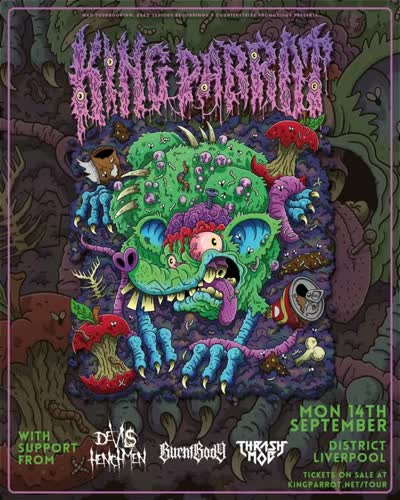KING PARROT ARE COMING TO LIVERPOOL