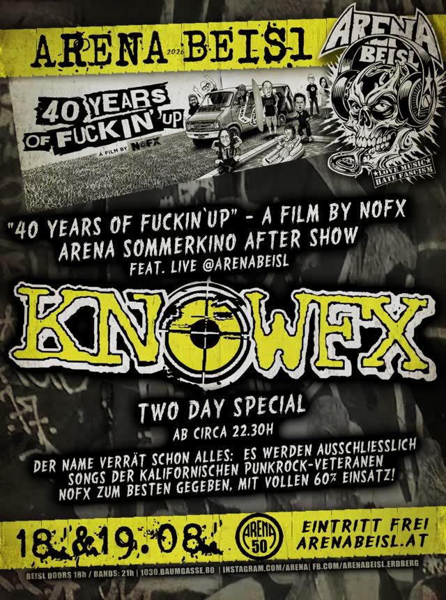 KNOWFX TWO DAY SPECIAL - ARENA SOMMERKINO AFTER SHOW