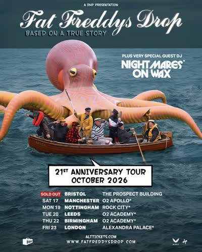 Fat Freddy's Drop with special guest DJ Nightmares on Wax