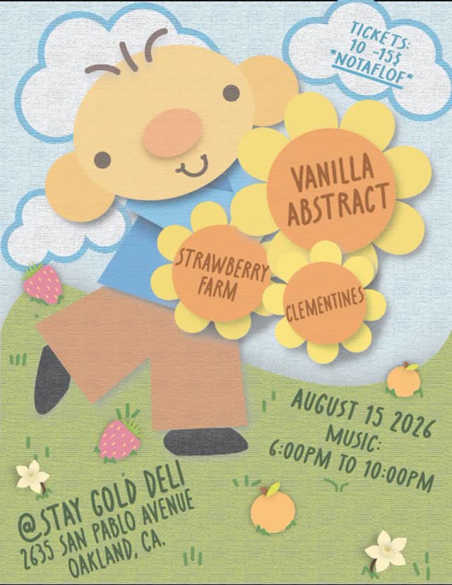 we are performing on aug 15th at stay gold oakland!